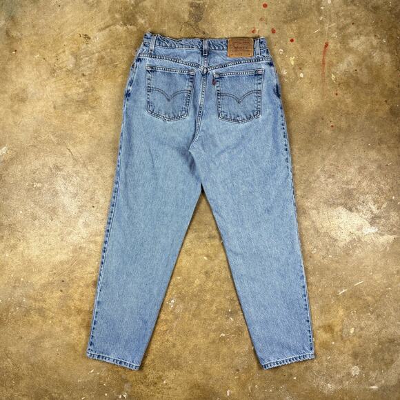 Vintage Levi’s 550 Jeans Women’s 14 Relaxed Fit Tapered Leg 1998 Light Wash‎ - Picture 4 of 13